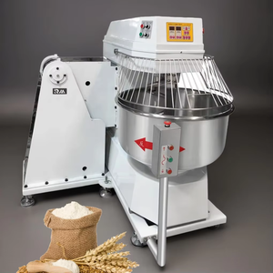 Mélangeur à spirale électrique industriel hydraulique à cuve basculante pour boulangerie commerciale, idéal pour la <span class=keywords><strong>farine</strong></span> de maïs et les noix - Product Image 1