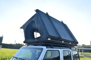 Tente de toit ouverte sur le côté en aluminium de luxe monocouche 4m coton coque dure <span class=keywords><strong>SBS</strong></span> fermeture éclair <span class=keywords><strong>Pop</strong></span> Design 2 personnes camping en plein air - Product Image 2