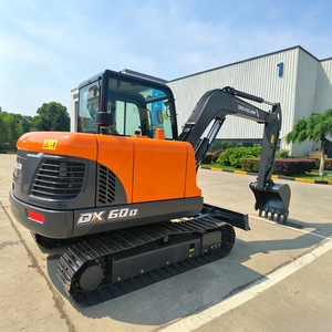 Vente flash : Mini-excavatrice DX60D 6 tonnes, haute performance, compacte, hydraulique, pour la construction, fournie directement par l'usine. - Product Image 2
