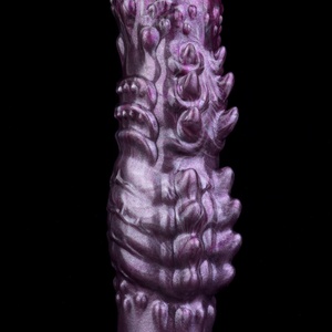 Hy Man Fantasy Monster Oviposition <b>Dildo</b> Soft Silicone Textured Adult Toy with Immersive Sensation OEM Available - Product Image 4