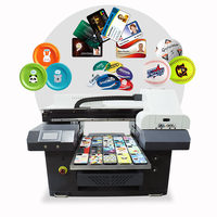 CJ Venta caliente A2 insignia máquina para imprimir en bolígrafos libros USB pelota de golf A2 UV impresora plana