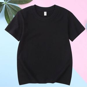 Free Sample Custom Logo Factory Summer Wholesale Cotton Blank T Shirt Girl <b>Plain</b> <b>White</b> <b>Plain</b> Oversize <b>Tshirt</b> for Kid - Product Image 4