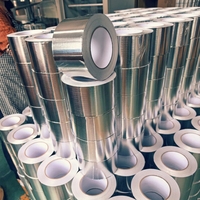 Ruban adhésif en aluminium souple haute performance personnalisé en usine, adhésif sensible à la pression, ruban auto-adhésif