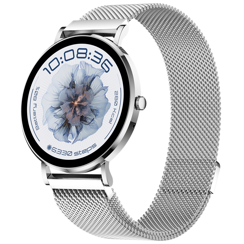 Argent+avec bracelet magnétique Milan