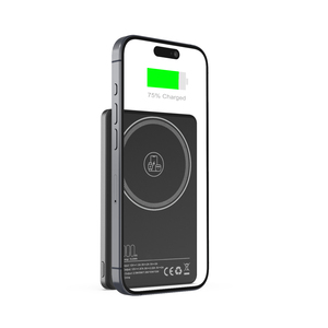 Batterie externe magnétique ultra-fine sans fil avec écran LED, charge rapide portable, batterie de 5000 mAh, batterie externe magnétique pour iPhone - Product Image 2