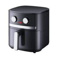 Friteuse à air moderne 7L/5L grande capacité, commande manuelle avec panier unique amovible et système de cuisson sans huile, Chine