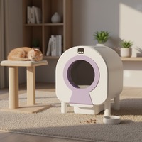 Litière intelligente pour chats avec double capteur de sécurité et élimination des odeurs, vente en gros d'usine