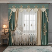 Rideaux sur mesure, rideaux directement de l'usine, support de projet, draperies, rideaux royaux, rideaux de fenêtre élégants pour palais et résidences