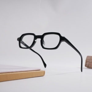 Monturas de Gafas Cuadradas de Acetato Italiano Premium Personalizables de Alta Gama Listas para Enviar - Product Image 3