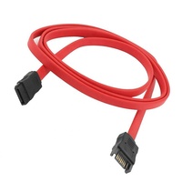 Cable de extensión de cobre puro SATA III de 6 pulgadas de alta calidad macho a hembra duradero con integridad de señal óptima para computadoras