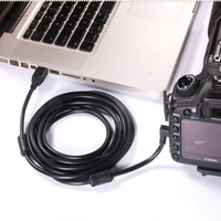 Câble d'extension répéteur actif USB 2.0 mâle 90 degrés vers Mini 5 broches mâle pour appareil photo, lecteur MP3, MP4, ordinateur