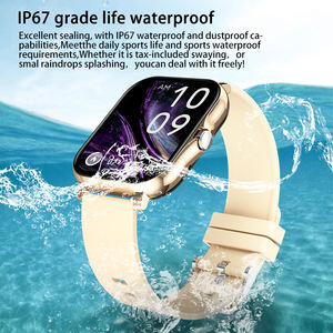 LIGE BW0242 Şampanya Rengi Silikon Akıllı Saat Erkekler ve Kadınlar için Arama Yapma Müzik Çalar Nabız Ölçer IOS Android Giyilebilir Cihazlar - Product Image 2