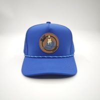 Casquette de golf unisexe OEM personnalisée, broderie à la main, motif Dobby Argyle Léopard à pois, style urbain sportif, 5 panneaux, visière incurvée, perforée, pour le sport