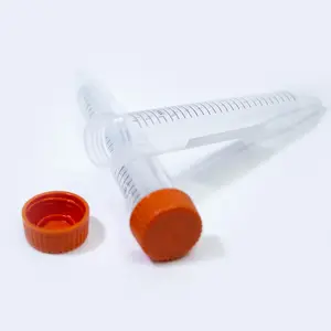 Labor einzeln verpackt 15ml Urin weiß abgestuftes Material steriles konisches Zentrifugen röhrchen 15/50ml