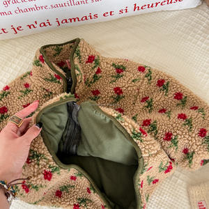Abrigo Acolchado de Terciopelo y Algodón para Niñas, Estilo Coreano, Otoño-Invierno, D908 - Product Image 6