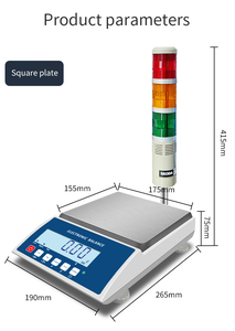 KHW-HB-C3シリーズラボ天びん電子はかり0.1g/0.01gLCDディスプレイ高精度天びん - Product Image 6