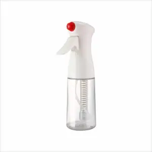 Pulverizador plástico de névoa, garrafa de pulverização contínua de água para barbeiro, 200ml, 300ml, 500ml, 700ml, ideal para cabelo