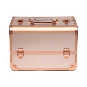 Maletín de almacenamiento de <span class=keywords><strong>aluminio</strong></span> profesional personalizado Estuche de viaje de belleza de <span class=keywords><strong>maquillaje</strong></span> portátil de <span class=keywords><strong>aluminio</strong></span> - Product Image 4