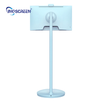 INGSCREEN Monitor Portabel LED HDTV 22 Inci Layar Sentuh Smart TV Android 10.0 8+128GB Full HD Speaker Internal Isi Ulang