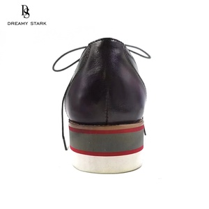 Chaussures habillées décontractées pour hommes, fabriquées à la main en Italie, style Dreamy Stark – Chaussures de mariage confortables et souples pour l'automne - Product Image 5