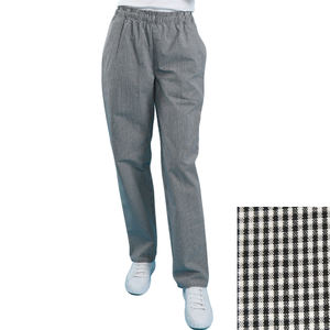 <span class=keywords><strong>Pantalon</strong></span> de chef à carreaux <span class=keywords><strong>noir</strong></span> et blanc unisexe <span class=keywords><strong>Pantalon</strong></span> de <span class=keywords><strong>serveuse</strong></span> de restaurant - Product Image 3