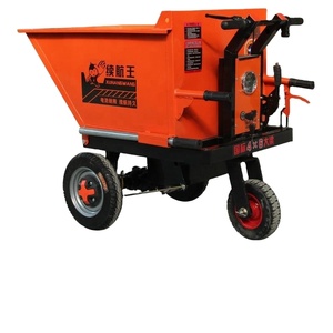 Chariot à benne basculante électrique XUHANGWANG 4x6 à longue durée de vie pour le transport de mortier et de briques sur chantier - Product Image 1