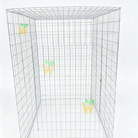 Enclos à volailles de combat 1m x 2m x 2m en grillage métallique – Cages de combat pour coqs à prix abordable