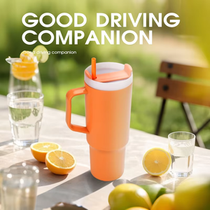 Nuevo JASS LIFE, Taza de Viaje Portátil <span class=keywords><strong>3</strong></span> en 1 de 40 oz para Café, con Tapa y Pajita, Asa Cómoda, Aislamiento Térmico de 0 a 6 Horas - Product Image 2