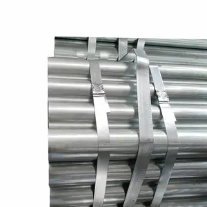 Pipa baja bulat galvanis Hot Dip/pipa GI pipa baja galvanis untuk konstruksi