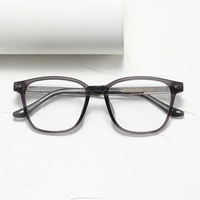 NN149 Monture de lunettes classique ultra-légère en acétate à monture complète, forme carrée géométrique, pour lunettes de lecture homme femme
