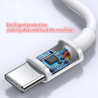 20W 1m Charge rapide 5A Type-C Câble de chargeur pour téléphone 14/13 Cordon de chargement de données standard Écouteur 2.1A Imprimante plate Ordinateur