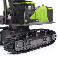 Excavator RC Huina 1593 Skala 1/14 22 Saluran 2.4GHz Versi 2023 Baru Rilis, Tersedia