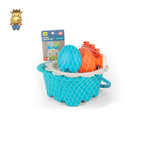 Ensemble de 6 seaux de plage pour enfants avec couvercle tamis, arrosoir, pelle, bêche et moule éléphant - Product Image 2