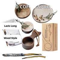 Cuillère à café en bois de noyer écologique pour mesurer et doser le thé, le sucre et le café