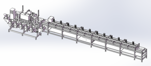Macchina Pneumatica a Otto File per la Formatura e Pressatura di Tofu e Formaggio, per la Produzione di Tofu Secco e Formaggio Secco - Product Image 6