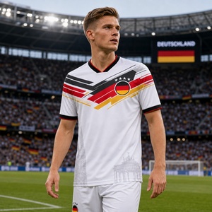 <span class=keywords><strong>Maillot</strong></span> de <span class=keywords><strong>football</strong></span> Allemagne 2026 Qualité Thaïlande – Tenue de l'équipe nationale pour homme et femme, joueur et supporter – <span class=keywords><strong>Maillot</strong></span> de <span class=keywords><strong>football</strong></span> allemand - Product Image 1