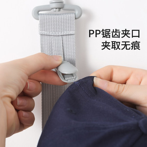 Vertical Multi <b>Clip</b> Hat Organizer Baseball Cap <b>Hook</b> Adjustable Dormitory Wardrobe Hat Rack - Product Image 3