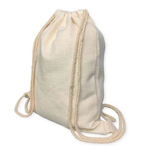 2024 New High Quality <b>Canvas</b> <b>Drawstring</b> <b>Bags</b> with Customizable Size & Logo Promotional Use Plain Design - Product Image 2