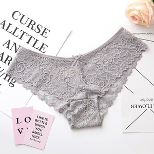 Sous-vêtements personnalisés pour femmes, <span class=keywords><strong>dentelle</strong></span>, coton, élasthanne, <span class=keywords><strong>shorty</strong></span>, sous-vêtements de <span class=keywords><strong>haute</strong></span> qualité, coton, <span class=keywords><strong>taille</strong></span> basse, culottes en gros - Product Image 2