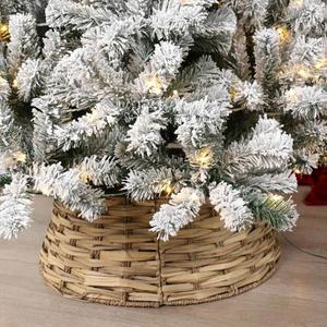 Design New Arrival Luxury <b>Led</b> Flocked Artificial Christmas <b>Tree</b> Warm Light PVC Material Automatic Durable Evergreen Indoor - Product Image 3