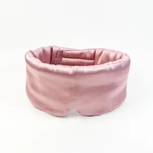 Good Price Fashion Design Big Size Sleep Mask 100% Pure Mulberry Silk Eyemask Travel Homeuse