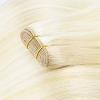 Extensions de cheveux humains en trame, cheveux chinois à cuticules alignées, Remy vierges, double trame