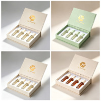 Boîte cadeau de luxe en papier magnétique pour échantillons de parfum, coffret d'échantillons de parfum, emballage magnétique