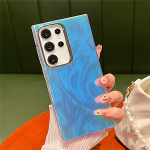 Aurora Glitter Gradient Case pour Samsung S25 S24 Ultra S23 <span class=keywords><strong>S22</strong></span> Plus A54 A34 A14 A55 A35 A25 A15 Laser Coloré Mat Couverture - Product Image 3
