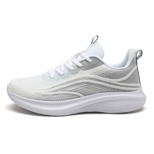 Chaussures de marche décontractées légères et respirantes en mesh pour femmes, avec amorti plat - Product Image 4