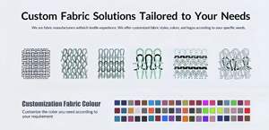 Tela de Poliéster de Punto Personalizada al por Mayor, Estilo Jacquard/Liso Elástico para Vestidos, Bolsos y Prendas de Hombre y Mujer - Product Image 6