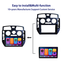 Meihua 9 pouces Auto Radio Car Fascia Frame Dash Mount Kit Garniture Panneau Lunette pour Dongfeng(DFAC) avec faisceau de câbles