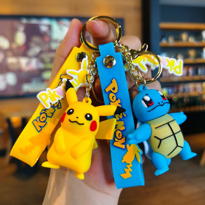 Llavero de silicona con diseño de Pikachu, estilo caricatura, para <span class=keywords><strong>mochila</strong></span> o coche, accesorio creativo. - Product Image 1