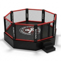 Octógono de Lucha MMA Personalizado para Gimnasio, Plataforma Alta para Competencia UFC 2026, Jaula Octogonal de Boxeo