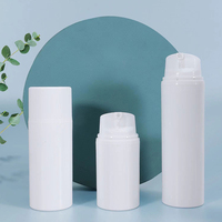 Flacon pompe sans air en PET plastique 30ML 50ML 100ML avec boucle pour lotion, shampoing, sérum, crème – Contenant de distribution